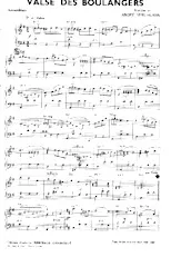 download the accordion score Valse des boulangers in PDF format
