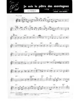 télécharger la partition d'accordéon Je suis le pâtre des montagnes (Valse) au format PDF