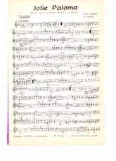 descargar la partitura para acordeón Jolie Paloma (Boléro) en formato PDF