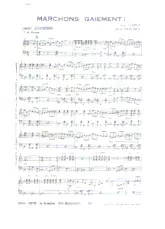 download the accordion score Marchons gaiement in PDF format