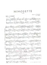 télécharger la partition d'accordéon Mimosette (valse) au format PDF