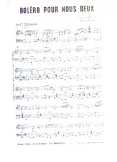 descargar la partitura para acordeón Boléro pour nous deux en formato PDF