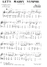 scarica la spartito per fisarmonica Let's Marry Nymphs (Les Bergères) (Orchestration Complète) (Jerk) in formato PDF