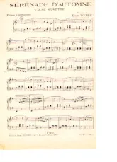 scarica la spartito per fisarmonica Sérénade d'automne (Valse Musette) in formato PDF