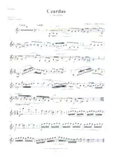 descargar la partitura para acordeón Czardas (Partie Violon) en formato PDF