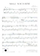 descargar la partitura para acordeón Neige nocturne en formato PDF