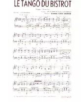 scarica la spartito per fisarmonica Le tango du bistrot in formato PDF