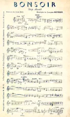 scarica la spartito per fisarmonica Bonsoir (Step Chanté) in formato PDF