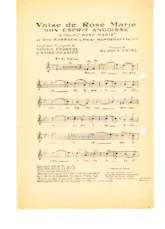télécharger la partition d'accordéon Valse de Rose Marie (Mon esprit angoissé) (Valse) au format PDF