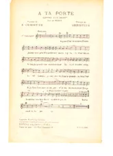download the accordion score A ta porte (Lettre d'un amant) in PDF format