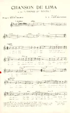 descargar la partitura para acordeón Chanson de Lima (Du film : L'empire du soleil) (Baïon) en formato PDF
