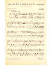 télécharger la partition d'accordéon Au pays des guitares (Paso Doble Chanté) au format PDF