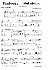 scarica la spartito per fisarmonica Faubourg St Antoine (Valse Moderne) in formato PDF