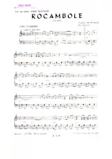 descargar la partitura para acordeón Rocambole (One Step) en formato PDF