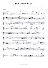 scarica la spartito per fisarmonica Doux soir d'été  (Boléro) in formato PDF