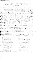 download the accordion score Bonjour petite fleur (Répertoire : Joanyd) in PDF format