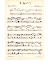 descargar la partitura para acordeón Élégante (Valse) en formato PDF