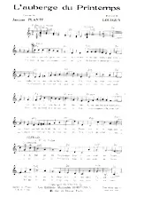 télécharger la partition d'accordéon L'auberge du printemps (Valse Chantée) au format PDF