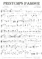 download the accordion score Printemps d'amour (Générique TV de l'émission Ciné Club) (Valse) in PDF format
