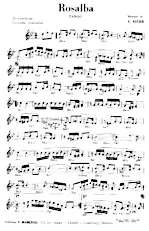 télécharger la partition d'accordéon Rosalba (Tango) au format PDF