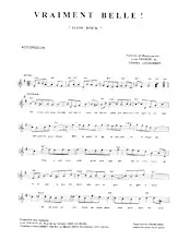 télécharger la partition d'accordéon Vraiment Belle (Slow Rock)  au format PDF