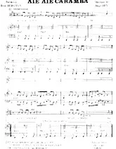 descargar la partitura para acordeón Aïe aïe caramba (Samba Bossa) en formato PDF