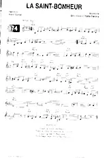scarica la spartito per fisarmonica La saint bonheur (Fox) in formato PDF