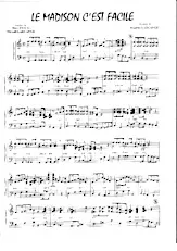 download the accordion score Le madison c'est facile in PDF format