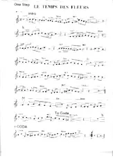 download the accordion score Le temps des fleurs (Relevé) in PDF format