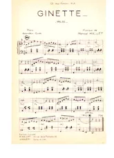 descargar la partitura para acordeón Ginette (Valse) en formato PDF