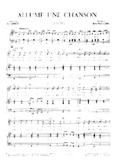 download the accordion score Allume une chanson in PDF format