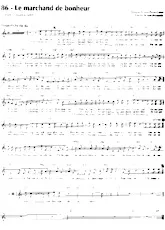 télécharger la partition d'accordéon Le marchand de bonheur (Chant : Les compagnons de la chanson) au format PDF