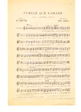 download the accordion score Pensez aux mamans (Chant : Georgel) in PDF format