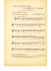 download the accordion score Ce n'était pas la même chose (De l'opérette : Ciboulette) in PDF format