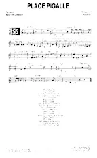 descargar la partitura para acordeón Place Pigalle (Fox) en formato PDF