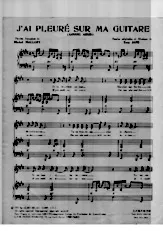 download the accordion score J'ai pleuré sur ma guitare in PDF format