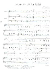 download the accordion score Demain si la mer (Valse) in PDF format
