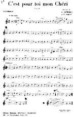 download the accordion score C'est pour toi mon chéri (Valse) in PDF format
