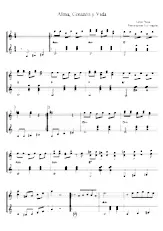 télécharger la partition d'accordéon Alma corazon y vida (Transcription : Luz Angelos) au format PDF