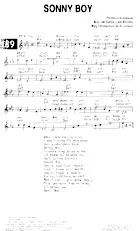 descargar la partitura para acordeón Sonny Boy (Fox) en formato PDF