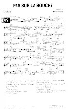 download the accordion score Pas sur la bouche (Fox) in PDF format