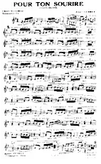 télécharger la partition d'accordéon Pour ton sourire (Tango Chanté) au format PDF