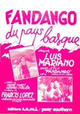 télécharger la partition d'accordéon Fandango du Pays Basque au format PDF