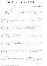 descargar la partitura para acordeón Notre Fox Trot en formato PDF