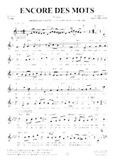 download the accordion score Encore des mots (Boléro) in PDF format
