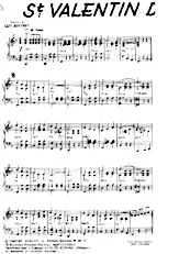 scarica la spartito per fisarmonica St Valentin des amoureux (Valse) in formato PDF