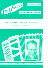 télécharger la partition d'accordéon Ballade pour Carla au format PDF