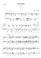 télécharger la partition d'accordéon Winter (Quartet) (Conducteur + Piano + Violon + Cello) au format PDF