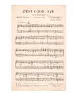 scarica la spartito per fisarmonica C'est good bye (It's Googbye) in formato PDF