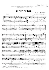 télécharger la partition d'accordéon Fleur de bal (Valse) au format PDF